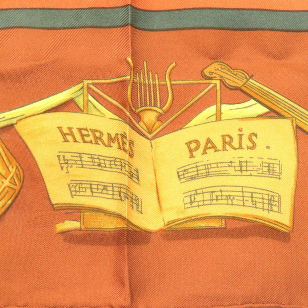 HERMES Brown Scarf - Picture 3 of 3